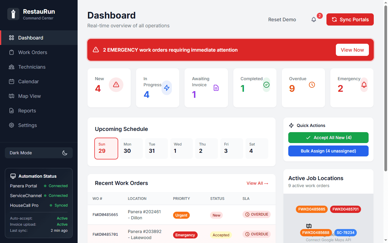 Operations Tools screenshot